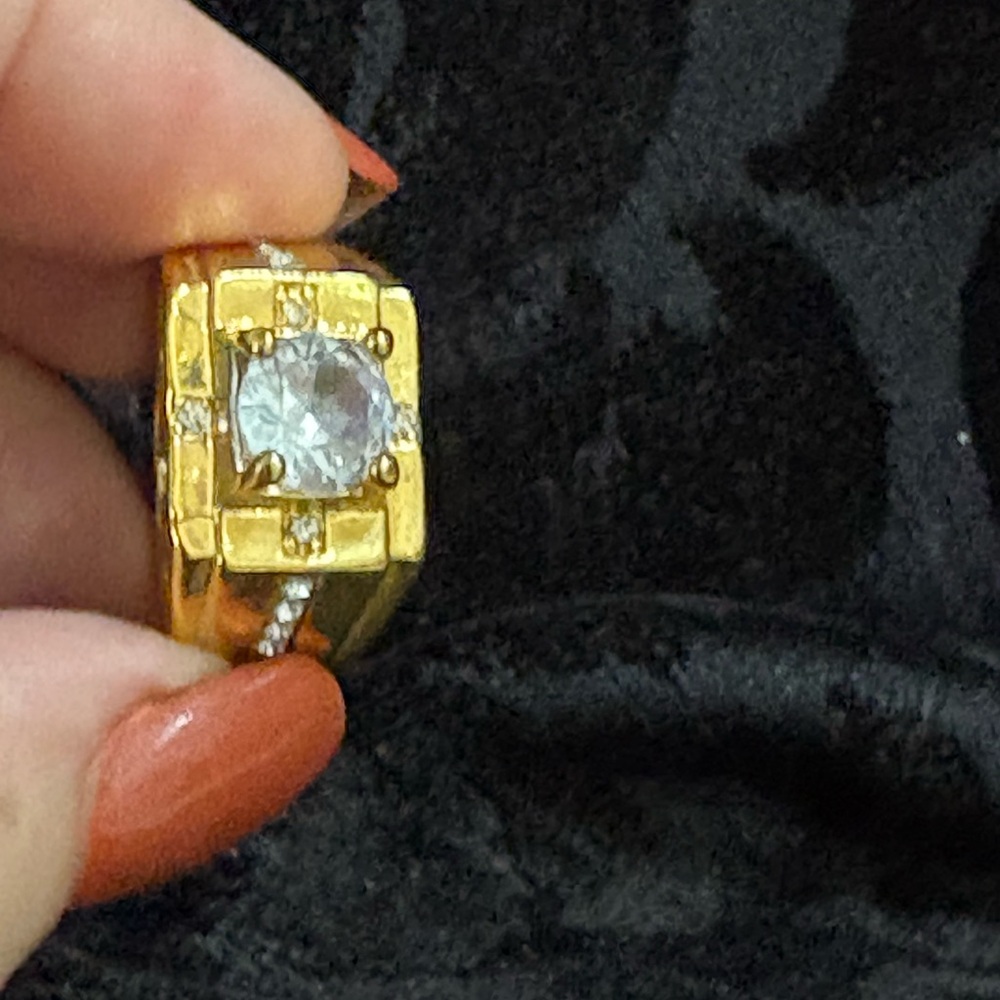 GOLD PLATED/
RING- VINTAGE STYLE - Picture 12 of 16